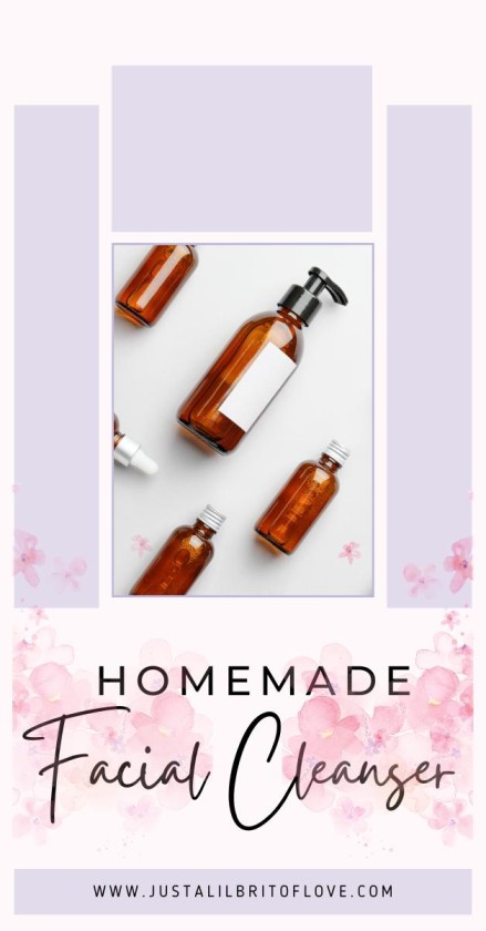 homemade facial cleanser, beauty