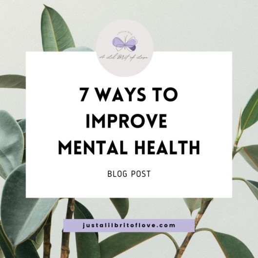 ways to improve mental health, health and wellness blog
