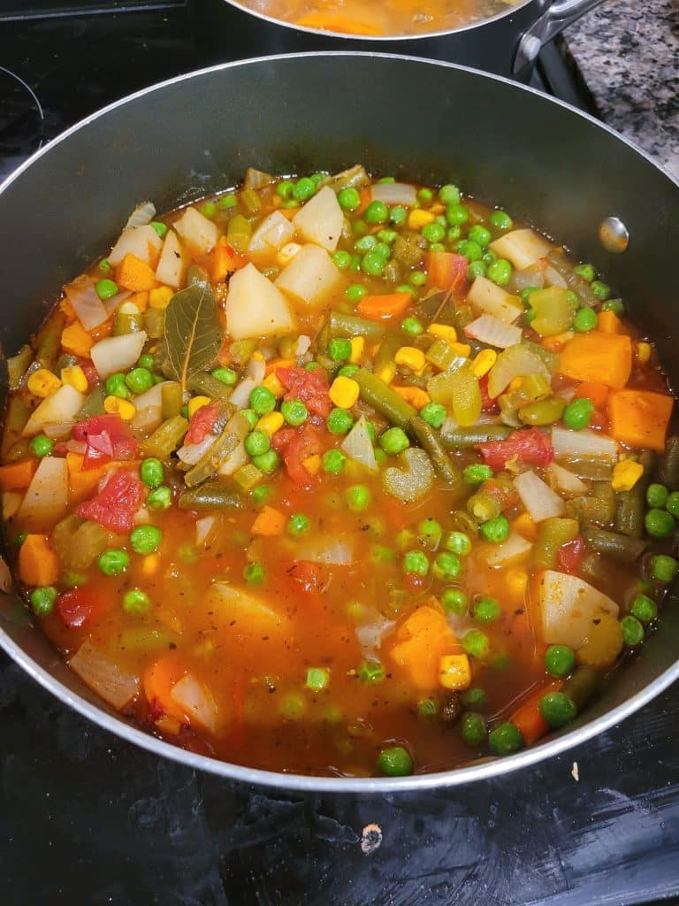 homemade vegetable soup