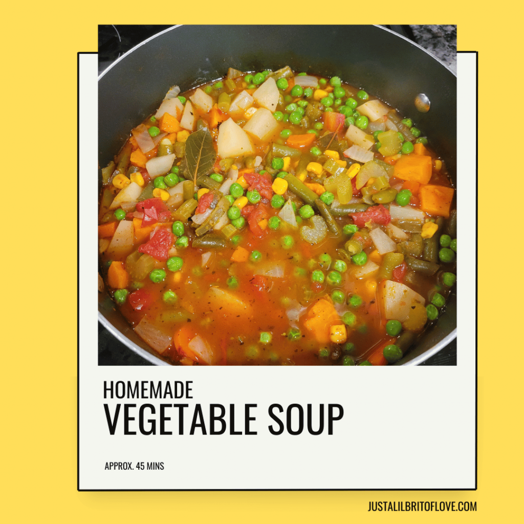 homemade vegetable soup