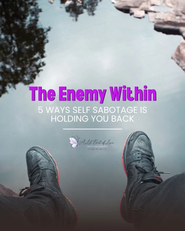 self sabotage